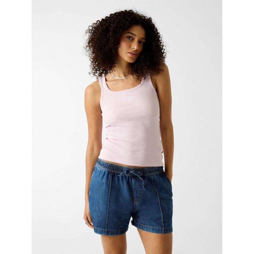 Guess Womens/Ladies Star Embroidered Tank Top / Lilac